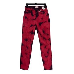 Closed Jeans red black tie dye Baker ankle crop